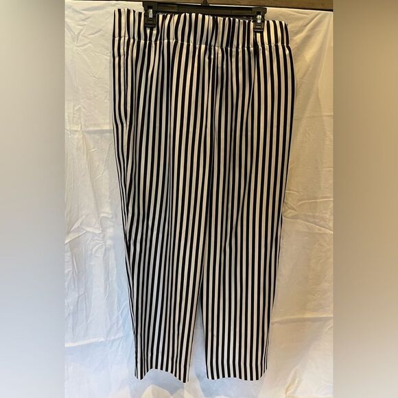 J. Crew Black and White Striped Pants - Picture 3 of 4